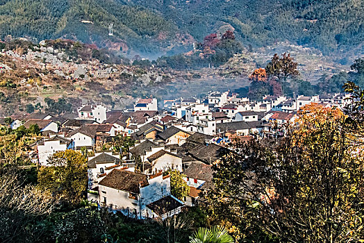 江西省婺源县石城村居民住宅乡村建筑景观