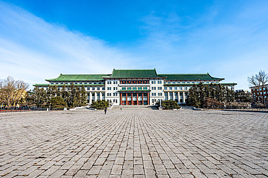 中国长春著名建筑地质宫