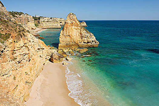岩石构造,大西洋,阿尔加维,葡萄牙