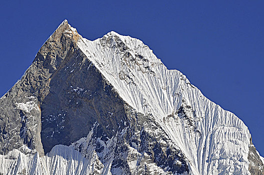 尼泊尔,安纳普尔纳峰,保护区,鱼尾,山,北方,中心,风景,露营