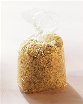 碎小麦,塑料袋