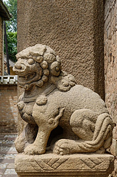 石雕教化狮