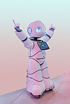 2029重庆汽车展展示的机器人