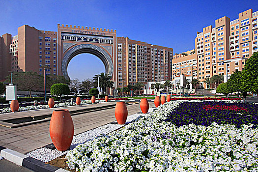 迪拜老城区六国城门酒店景