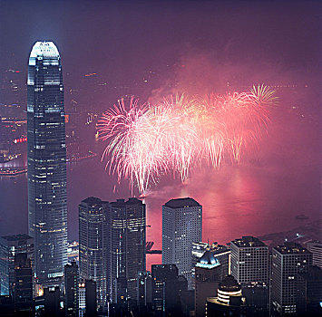 香港,夜晚