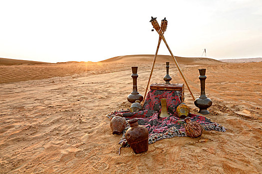 中东沙漠里的古董