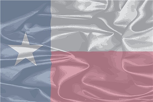 德克萨斯,丝绸,旗帜