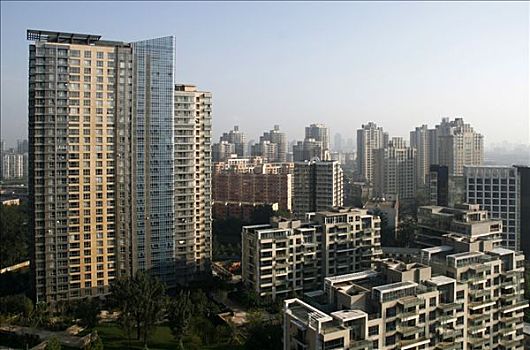 中国,北京,住宅区,风景,20世纪,地面