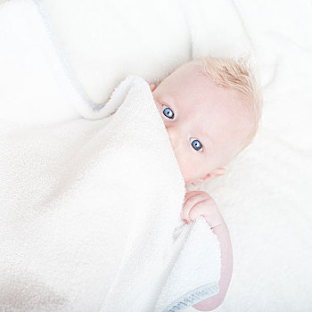 婴儿,蓝眼睛