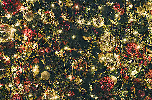 新年,圣诞装饰,光亮,假日,背景