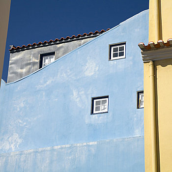 彩色,葡萄牙,房子