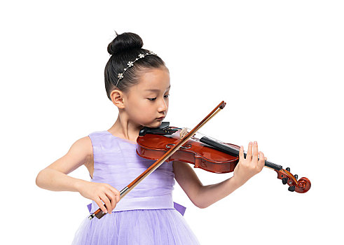 女孩和小提琴