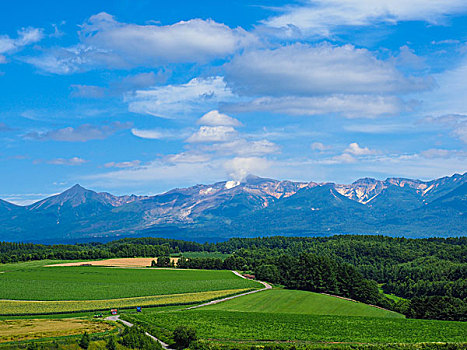 山,北海道,日本