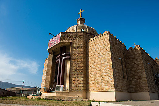 教堂,伊拉克,库尔德斯坦,亚洲