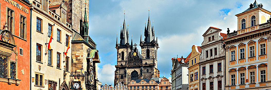 圣母大教堂,老城广场,布拉格,捷克共和国