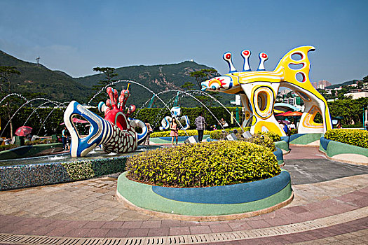 香港海洋公园海洋广场