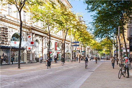 商店,街道,维也纳