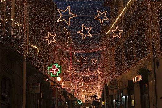 圣诞装饰,中心,丰沙尔,马德拉岛