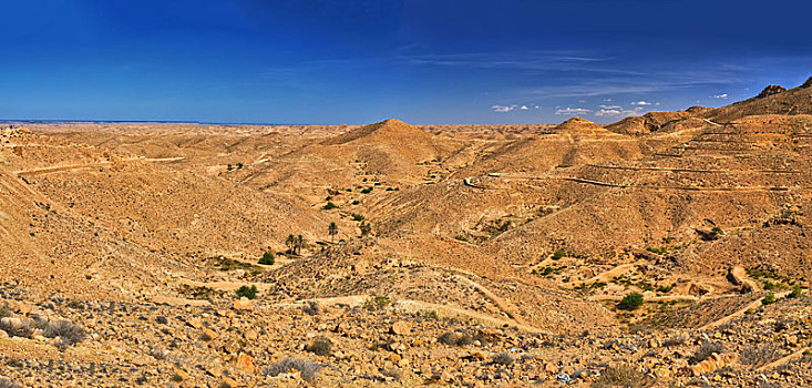 落基山脉,靠近,撒哈拉沙漠,突尼斯,非洲