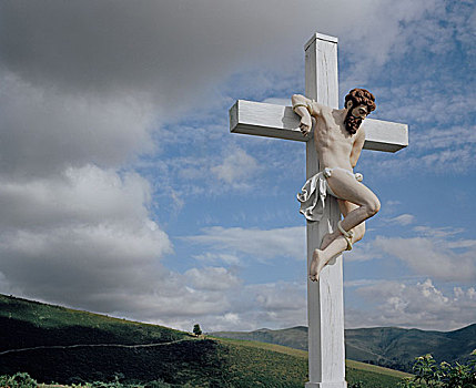 耶稣十字架,山