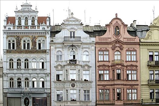 文艺复兴,房子,建筑,共和国,波希米亚,捷克共和国,欧洲