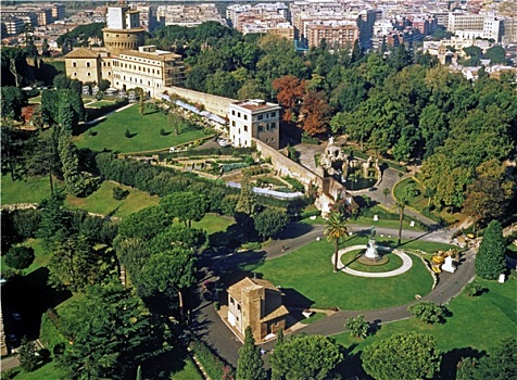 梵蒂冈,花园,罗马