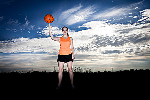 女人,篮球