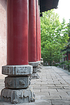 古建筑柱子