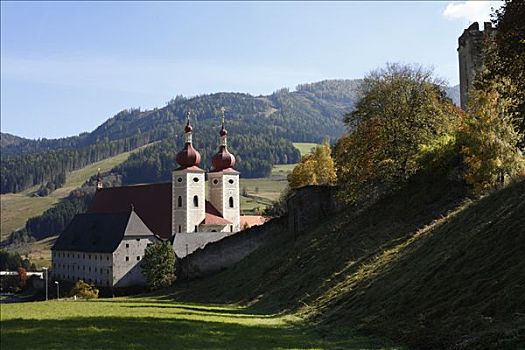 本笃会修道院,施蒂里亚,奥地利,欧洲