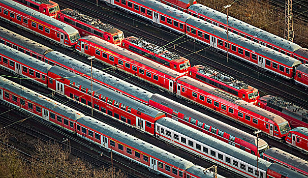 货车,列车,电,车站,哈姆,货运,院子,鲁尔区,北莱茵威斯特伐利亚,德国