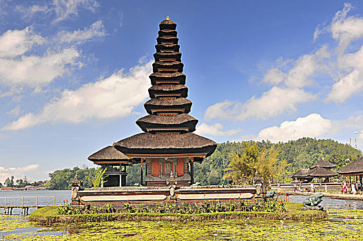 普拉布拉坦寺,庙宇,湖,巴厘岛,印度尼西亚