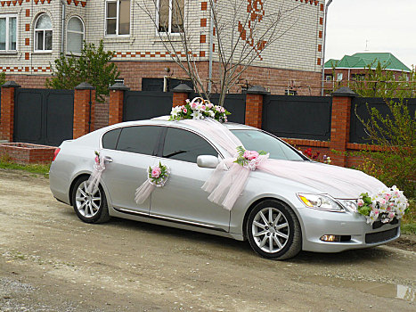 新,婚礼,汽车