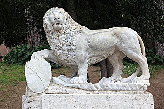 狮子,纪念建筑,广场,罗马,意大利,欧洲