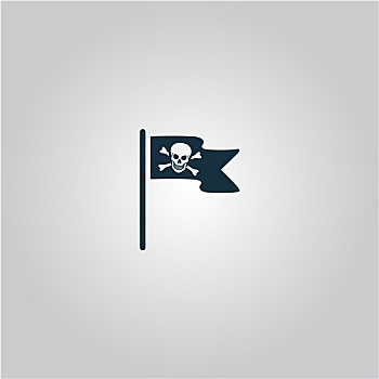 海盗旗,头骨,骨头,海盗,旗帜