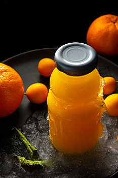 健康好喝的鲜榨橙汁