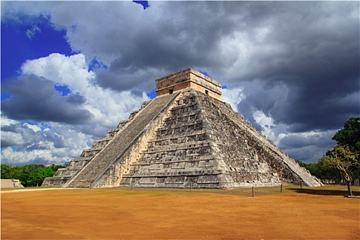 奇琴伊察,玛雅,金字塔,墨西哥
