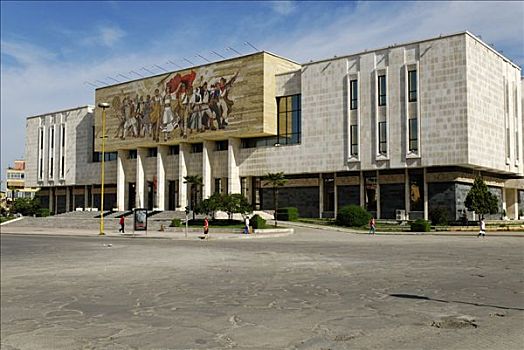 国家博物馆,地拉那,阿尔巴尼亚,欧洲