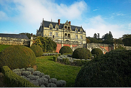正规花园,城堡,卢瓦尔河谷