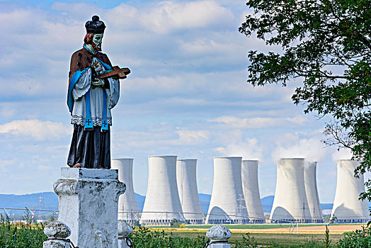 核电站,雕塑,神圣,斯洛伐克