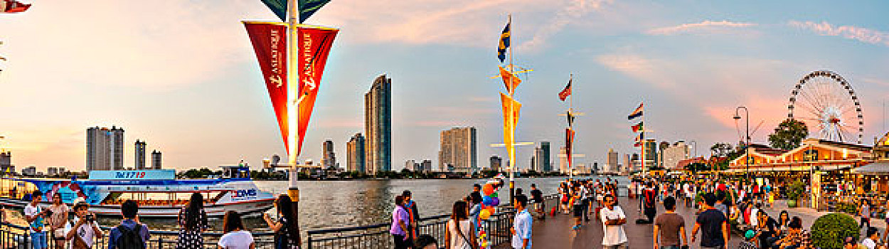 河滨地区,游乐园,曼谷,泰国,亚洲