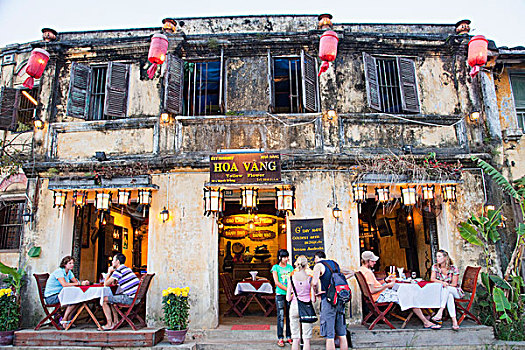 越南,会安,咖啡馆,老城