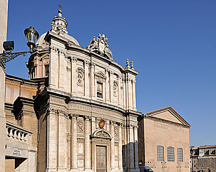 建筑,教堂,饿,罗马,意大利,欧洲