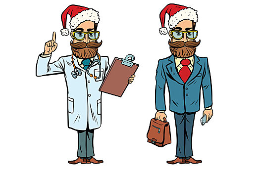 时尚人士,圣诞节,博士,商务人士
