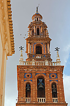 塔,教堂,佩特罗,卡尔莫纳,塞维尔省,西班牙