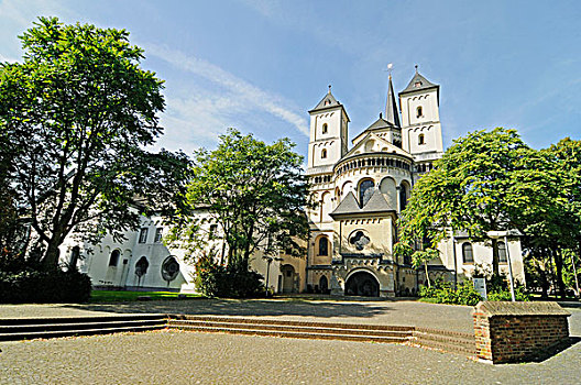 教堂,寺院,莱茵兰,北莱茵威斯特伐利亚,德国,欧洲