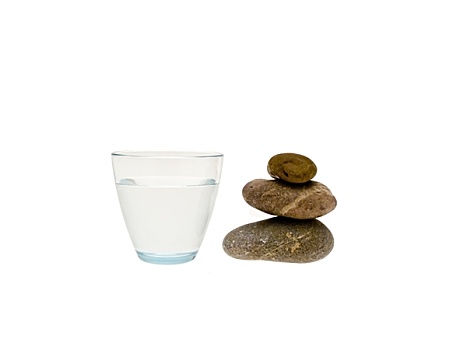 水杯,石头