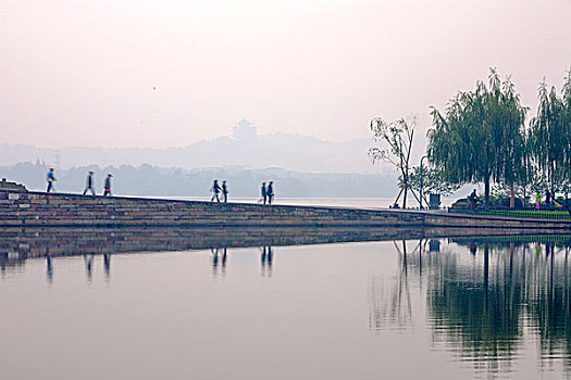 杭州,西湖,白堤,西湖风光