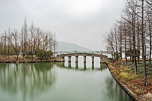 杭州湘湖景区牵牛桥