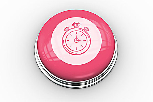 秒表,粉色,按键