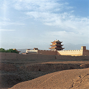 驾驭,墙壁,甘肃,省